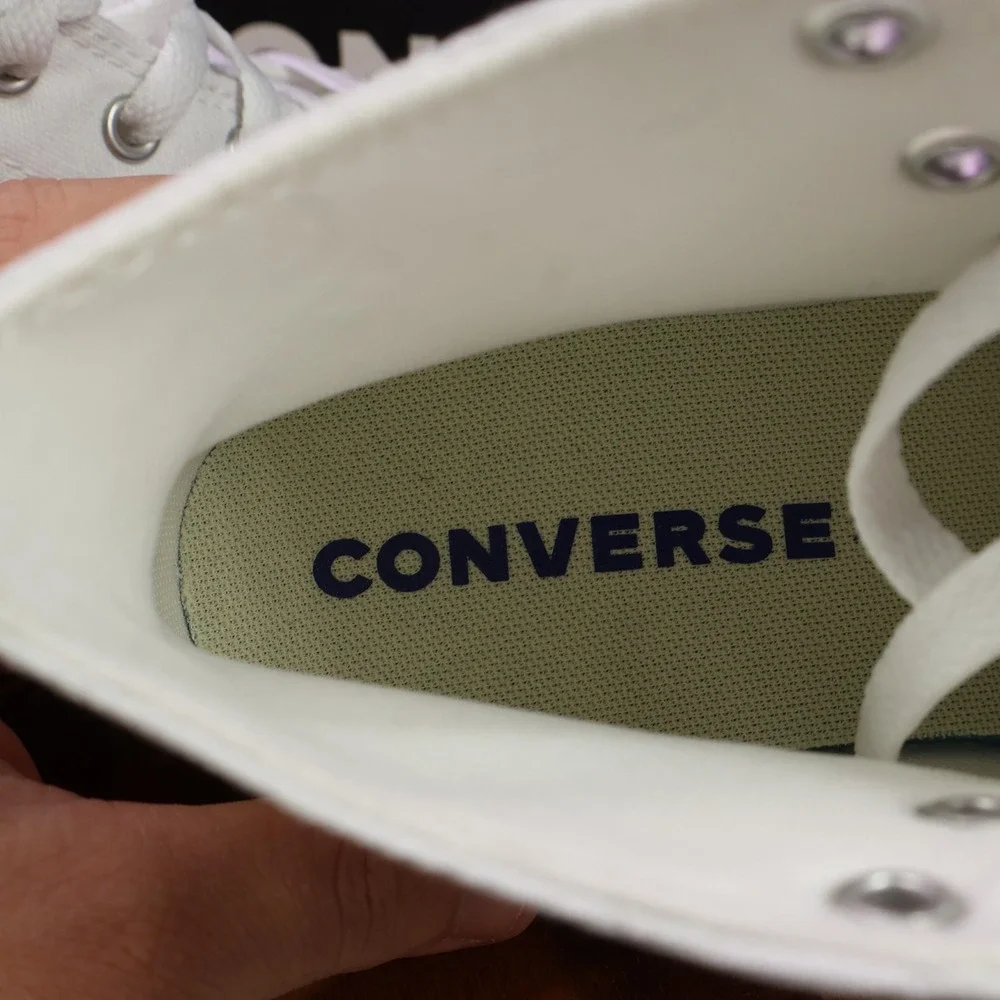 NEW Converse CTAS EVA Lift Hi Shoes Youth Size 4 White All Star Sneaker 272856F